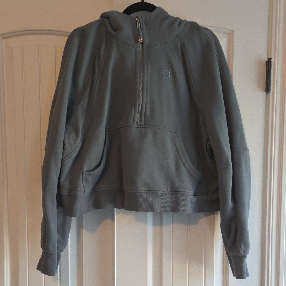 Scuba Oversized Half Zip Hoodie